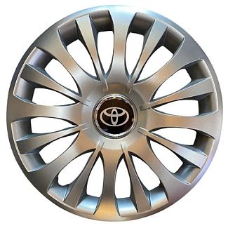 Колпаки R15 Toyota Yaris серые 4 шт SKS