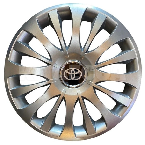 Колпаки R15 Toyota Yaris серые 4 шт SKS (329 / 15")