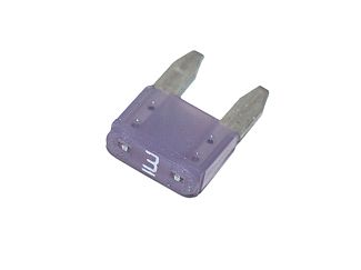 Предохранитель вилочный 3А Mini FN фиолетовый TESLA