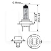 Галогеновая лампа H7 12V 55W WhiteVision +60% "пластиковая упаковка" (компл.) PHILIPS (PS 12972WHVSM)
