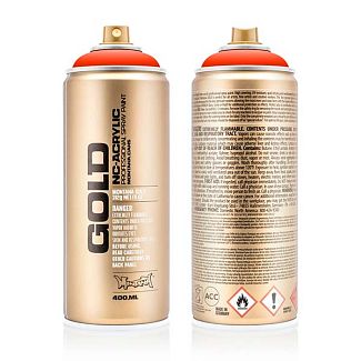 Фарба 400мл напівглянцева G 2090 Red Orange MONTANA