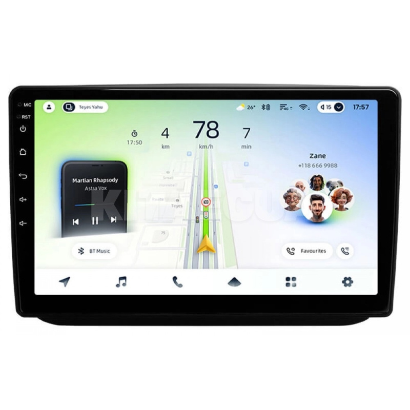 Штатная магнитола CC4L 4+64 Gb 10" Skoda Fabia 2 2007-2014 Teyes (72435)