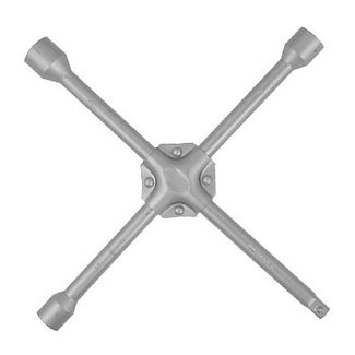Ключ баллонный x-образный усиленный 14"х355 мм, 16 мм, 17, 19, 21 1/2" Intertool