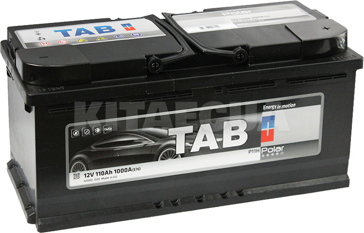 Акумулятор автомобільний 110Ач 10А "+" праворуч TAB (TAB POLAR 110)