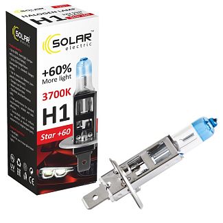 Галогенна лампа H1 55W 12V Starlight +60% Solar