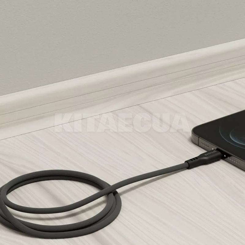 Кабель USB Lightning 2.4A 1м Rebirth черный PROOVE (557670001) - 2