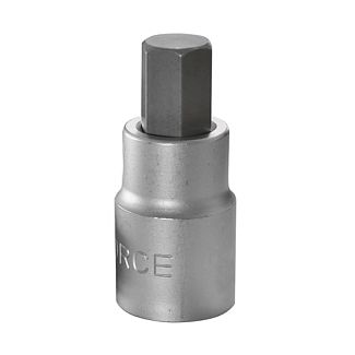 Головка торцевая с 6-гранной насадкой 17 мм 3/4" 80 мм FORCE