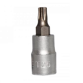 Головка торцевая с 6-лучевой насадкой T25 1/4" 32 мм FORCE