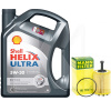 Масло синтетическое 4л 5W-30 Helix Ultra ECT C3 + фильтр Mann-Filter на VW Tiguan 2.0 TDI SHELL (204293-HU719-7x)