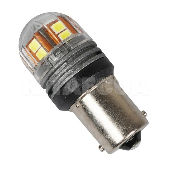 Світлодіодна лампа 10/30V P21W 6000K (компл.) AMS (41306) - 2
