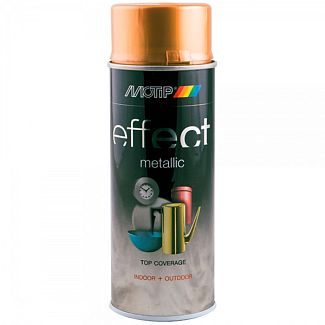 Краска античное золото 400мл с эффектом металлик Deco Effect MOTIP