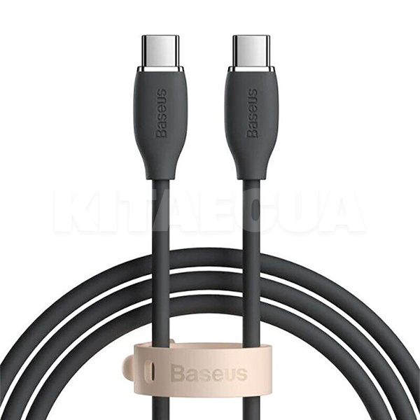 Кабель Type-C - Type-C 100W 1.2м сірий BASEUS (CAGD030001)