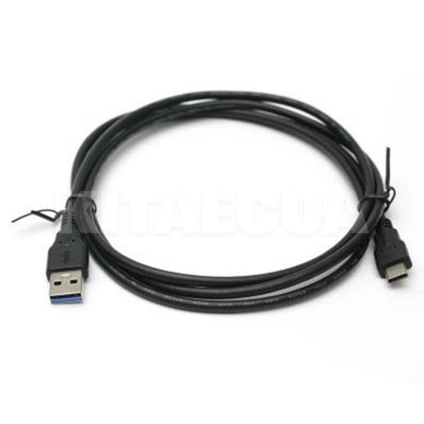 Кабель USB AM - Type-C 1.5м чорний PowerPlant (KD00AS1254)