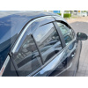 Дефлекторы окон (ветровики) Chrome на Toyota Corolla (2019-2024) 4 шт. SUNPLEX (PLUS1025001)