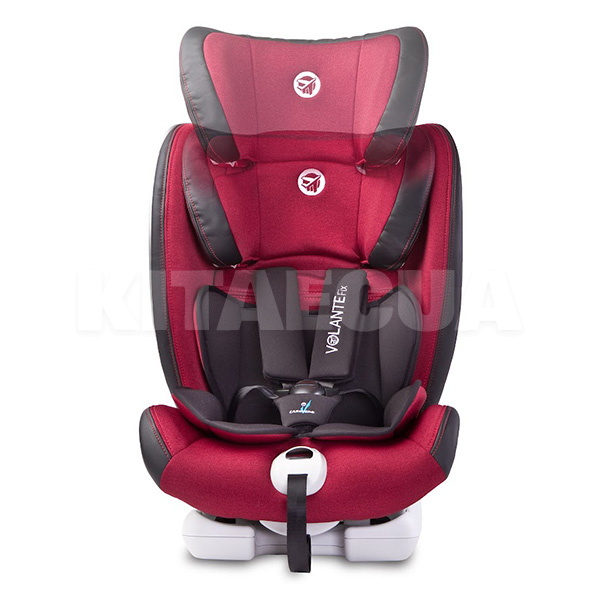Автокресло детское Volante Fix Limited Isofix Burgundy 9-36 кг Caretero (TERO-257) - 9