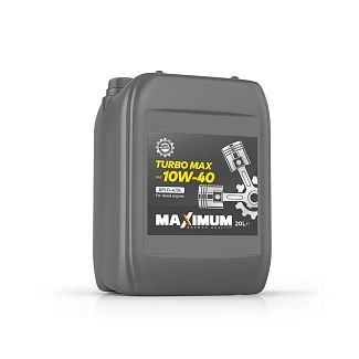 Масло моторное полусинтетическое 20л 10W-40 Turbo-Max CI-4/SL MAXIMUM