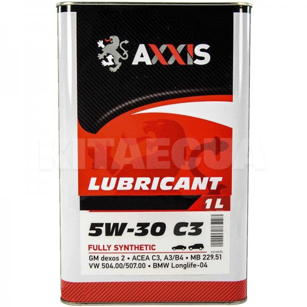 Масло моторное синтетическое 1л 5W-30 AXXIS (AX-2021)