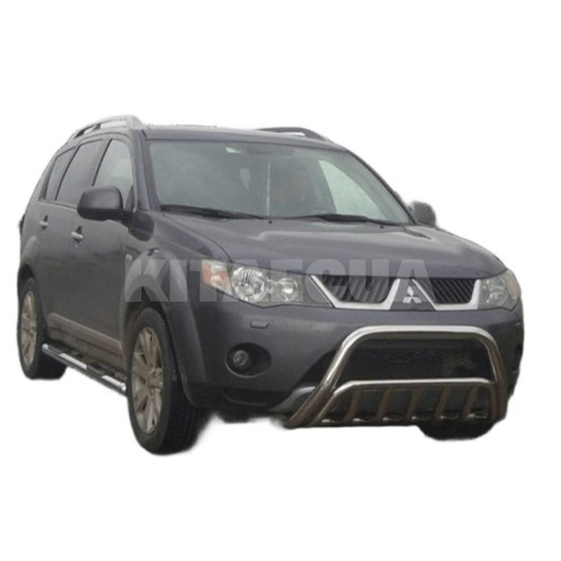Кенгурятник WT002 Mitsubishi Outlander 2006-2012 нержавеющая сталь CAN (dd22564) - 3