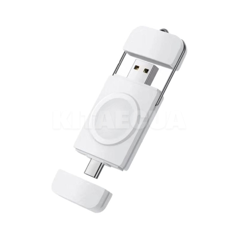 Зарядное устройство беспроводное 2в1 USB/Type-C белый APWC-001 XoKo (XK-APWC-001-WH) - 4