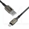 Кабель USB Lightning 2.4A 1м Dense Metal чорний PROOVE (504960001)