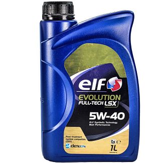 Масло моторное синтетическое 1л 5W-40 Evolution FullTech LSX ELF