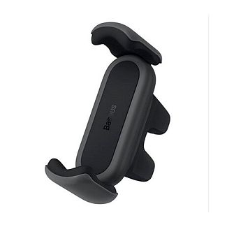 Автомобильный держатель на дефлектор с зажимом black BASEUS