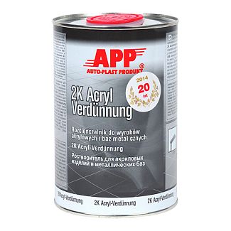 розчинник для акрилових продуктів 1л 2K-Acryl-Verdunnung APP