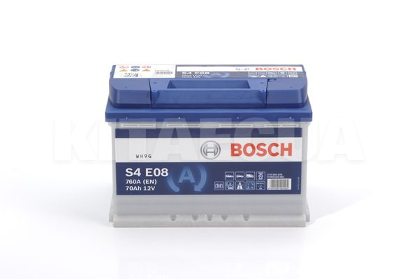 Аккумулятор автомобильный 70Ач 650А "+" справа Bosch (0092S4E081)