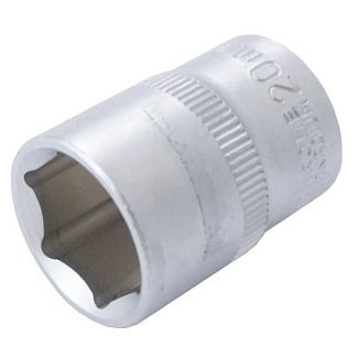 Головка торцевая 6-гранная 20мм 1/2" СИЛА