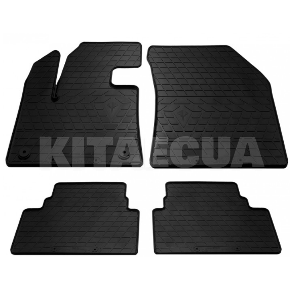 Резиновые коврики в салон CITROEN C5 AIRCROSS (2018-н.в) CP клипсы Stingray (1003124)