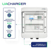 Зарядка для электромобиля 22 кВт 32А 3-фазы Type 2 (европейское авто) 8м Power WIFI UACHARGER (CHC-PWWF222223-21-8)