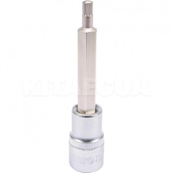 Головка торцевая с насадкой 100 мм 1/2“ Torx T27 YATO (YT-04322)