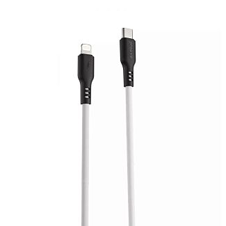 Кабель Type-C Lightning 27W 1м Rebirth белый PROOVE
