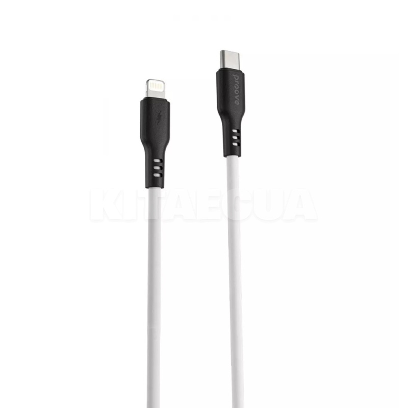 Кабель Type-C Lightning 27W 1м Rebirth белый PROOVE (557690003)