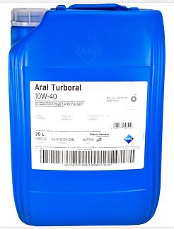 Масло моторное полусинтетическое 20л 10W-40 MegaTurboral Aral