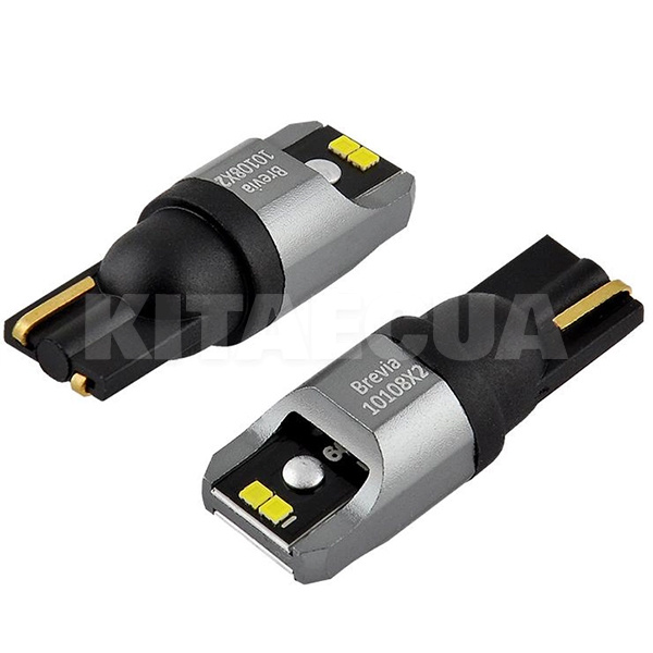 LED лампа для авто Power W2.1x9.5d 6000K (комплект) BREVIA (10108X2) - 2