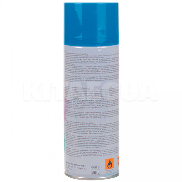 Краска голубая 450мл акриловая Decor Lux NOWAX (NX48032-NOWAX) - 2