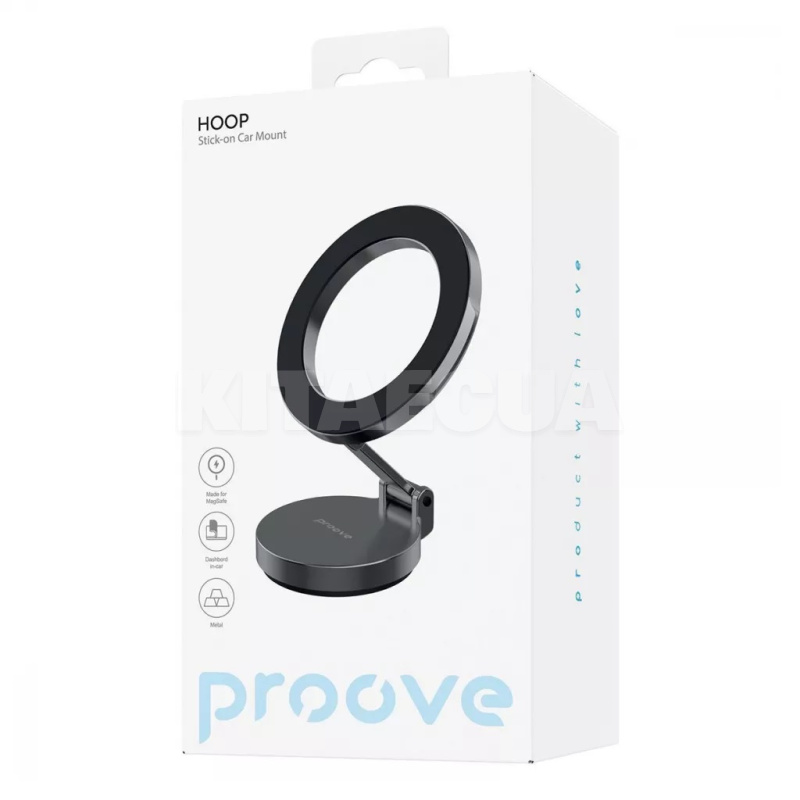 Автомобільний тримач на торпеду Hoop Stick-on Car Mount Magnetic RING PROOVE (555420001) - 3