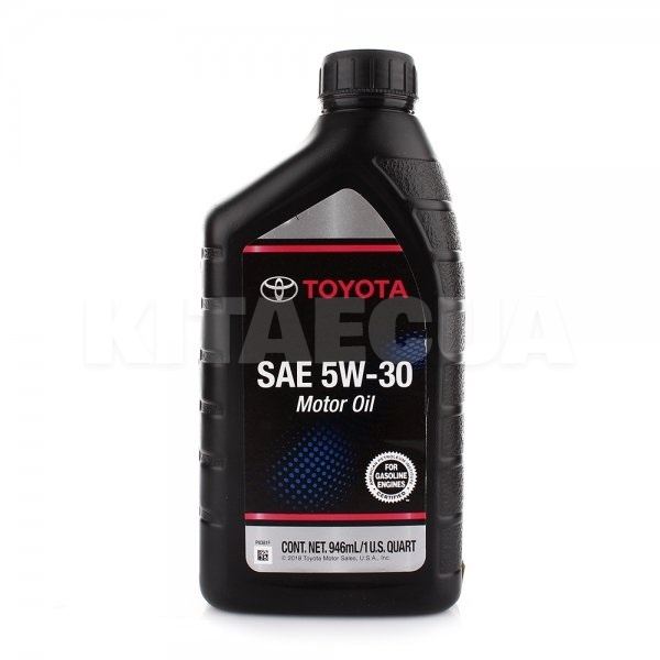 Масло моторное синтетическое 0.946л 5W-30 Motor Oil TOYOTA (002791QT5W)