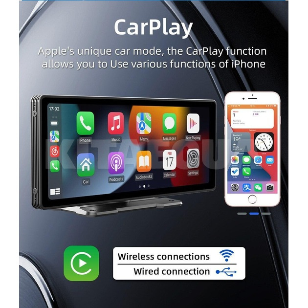 Автоэкран Carplay/Android Auto 10.2 K2 OBDPEAK (OBD-K2) - 3