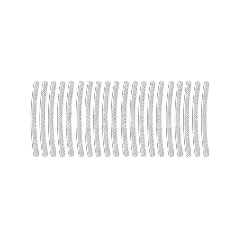 Смуга світловідбивна на маточину колеса біла (20шт.) (20Pcs-Reflective-Strips-White)