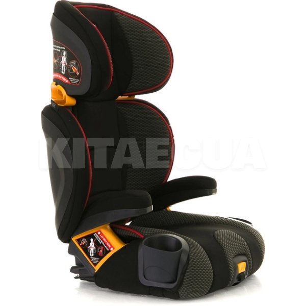 Автокрісло дитяче KidFit 18-45 кг чорне Chicco (79014.57.07) - 5