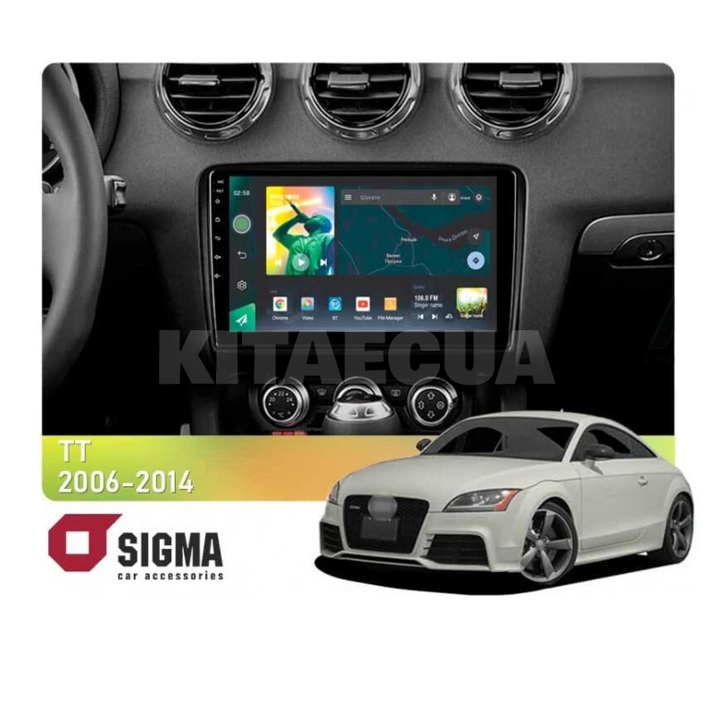 Штатна магнітола X9232 2+32 Gb 9" Audi TT 2 2006-2014 SIGMA4car (33235)