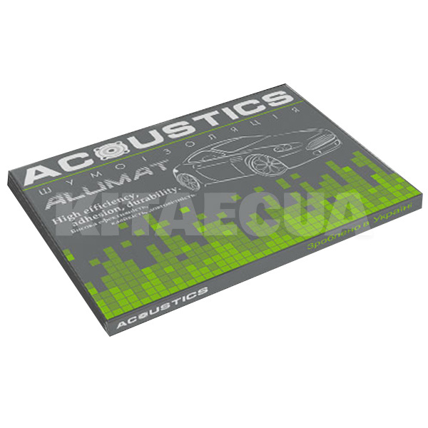 Виброизоляция Alumat 1.6мм 700x500мм ACOUSTICS (17557) - 2