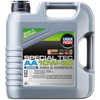 Масло моторное полусинтетическое 4л 10W-30 Special TEC AA Benzin LIQUI MOLY