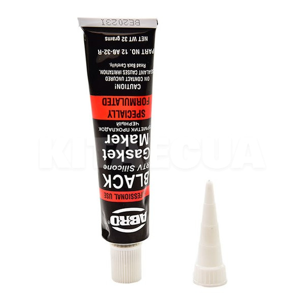 Герметик автомобільний формувач прокладок 32г Black Gasket Maker (China) чорний ABRO (12-AB CH small)