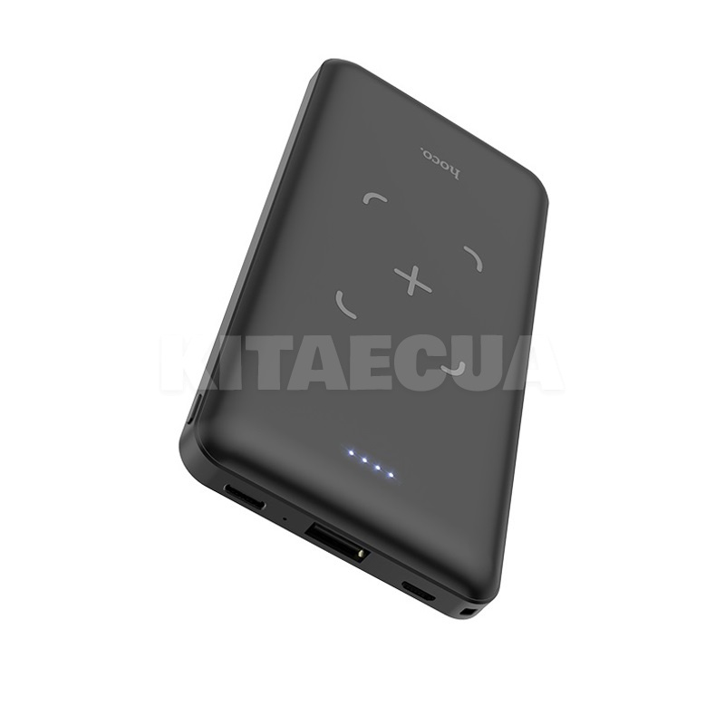 Повербанк Surf 10000mAh 10W чорний HOCO (6931474717924) - 2