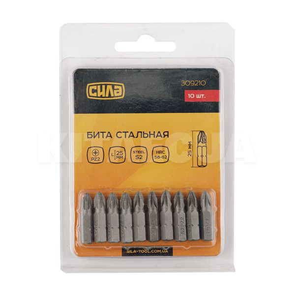 Бита PZ1x25 мм 10 шт. СИЛА (309208)