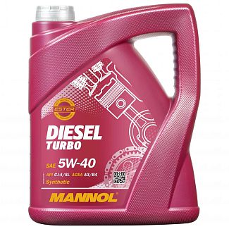Масло моторне синтетичне 5л 5W-40 Diesel Turbo Mannol
