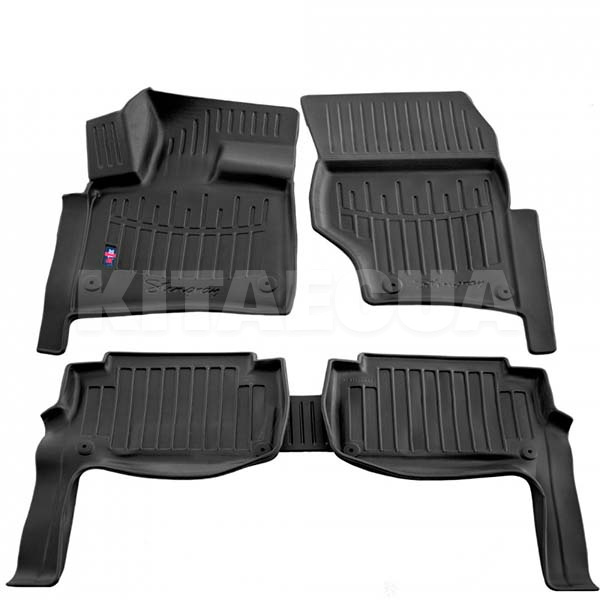 3D коврики в салон AUDI Q7 (4L) (2005–2015) AV2 клипсы Stingray (5030055)